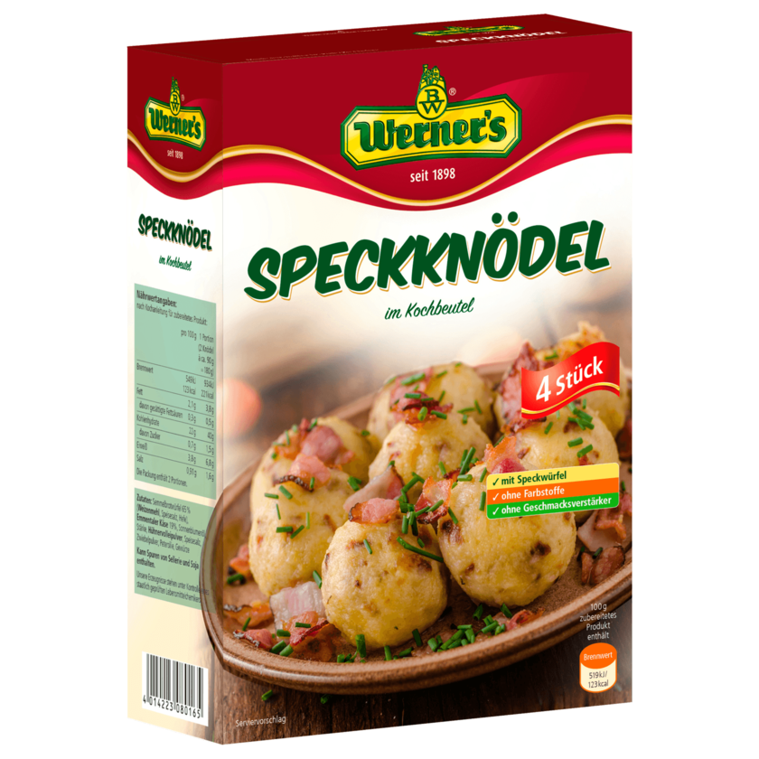 Werner's Speckknödel im Kochbeutel 120g